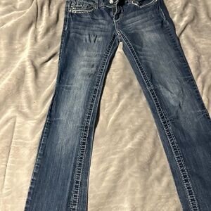 Amethyst Jeans Women's Straight Leg in Blue